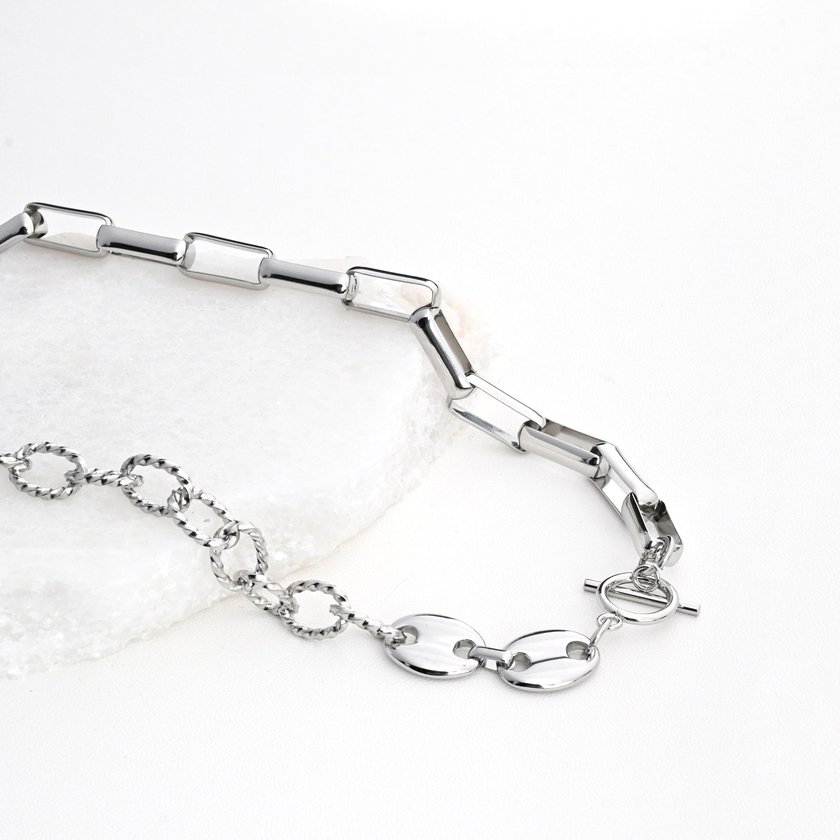 Collar en acero reversible GB