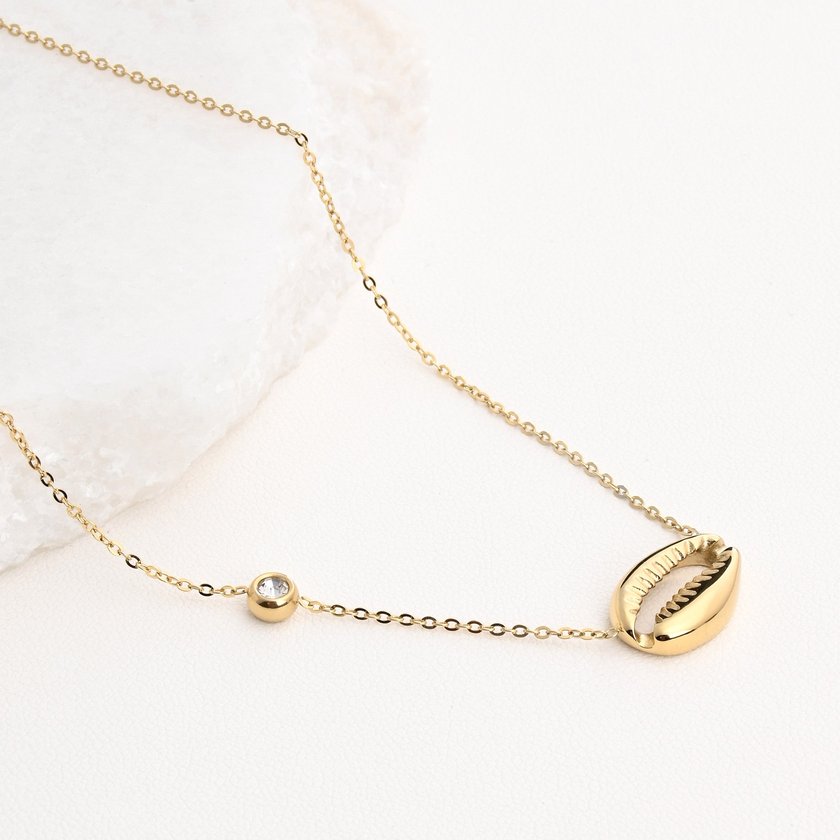 Steel necklace shell GB