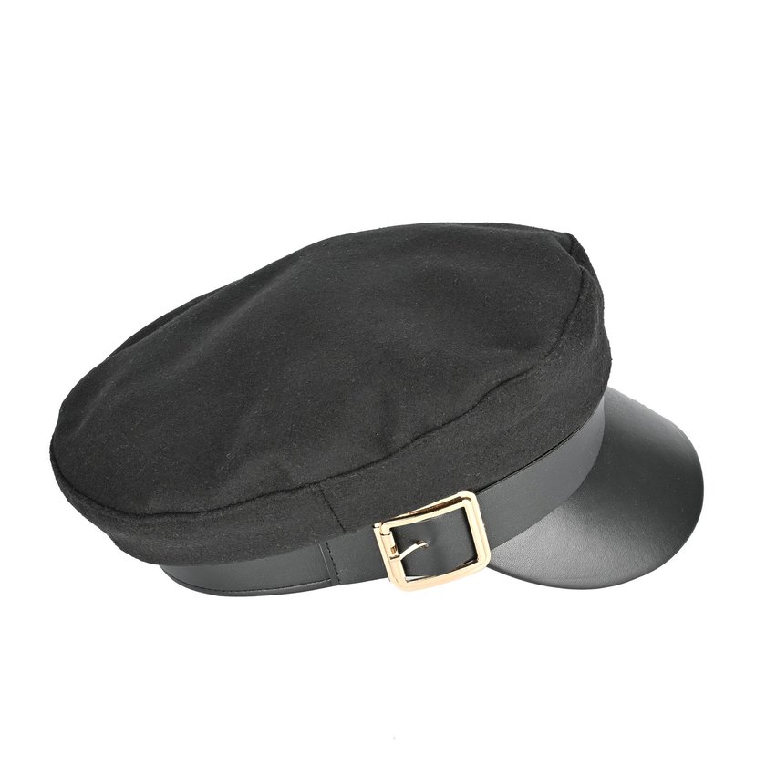 Béret avec boucle doré GB