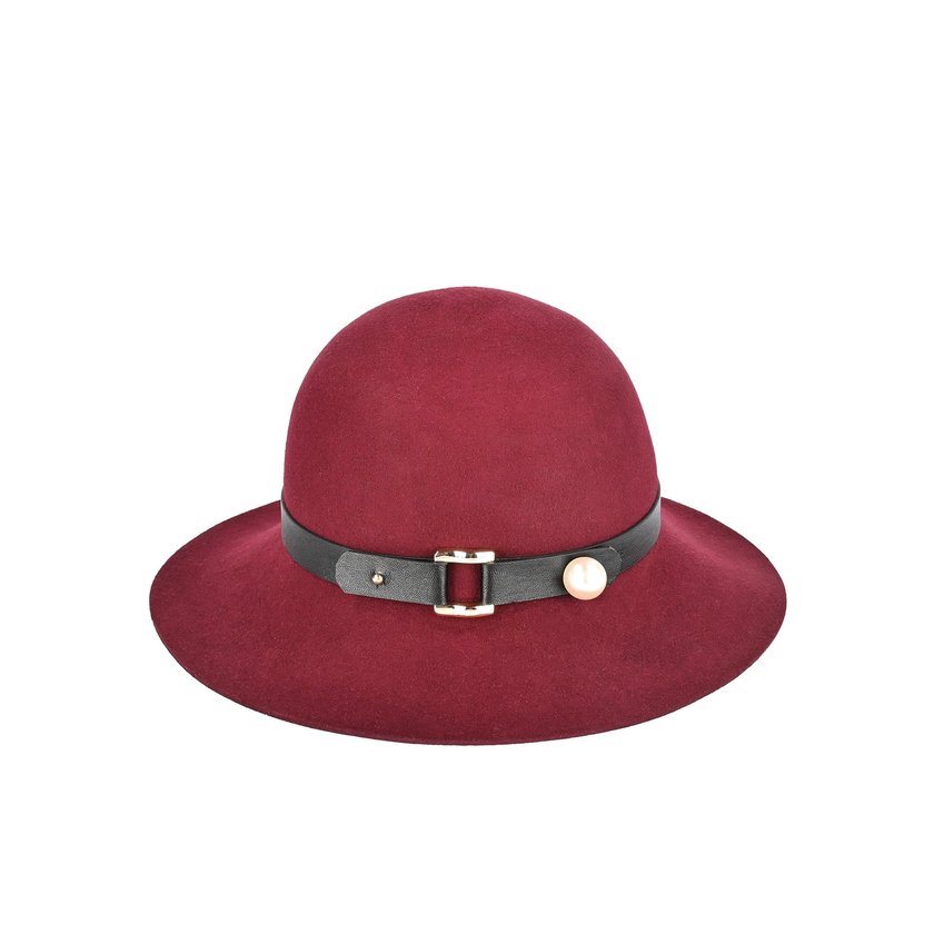 Sombrero lana con hebilla GB