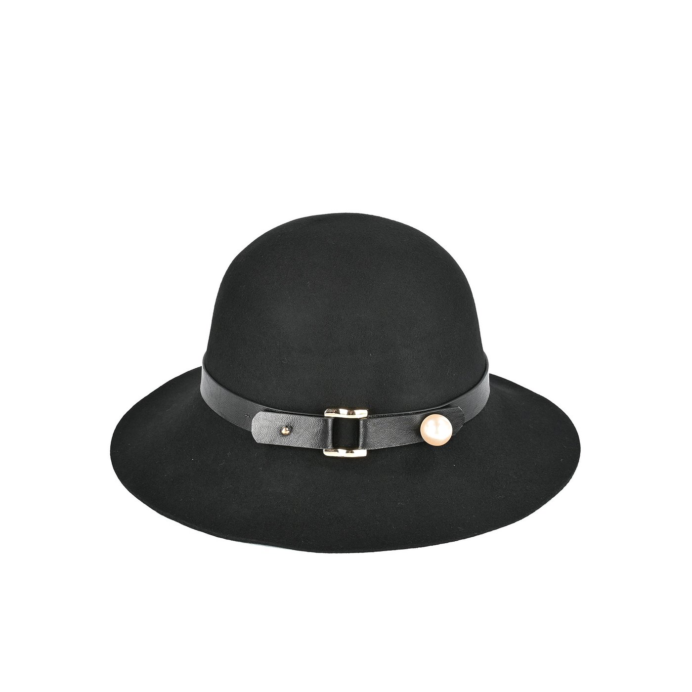 Chapeau laine avec boucle GB