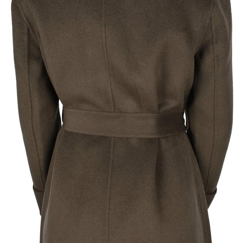 Manteau 100% laine avec détail GB