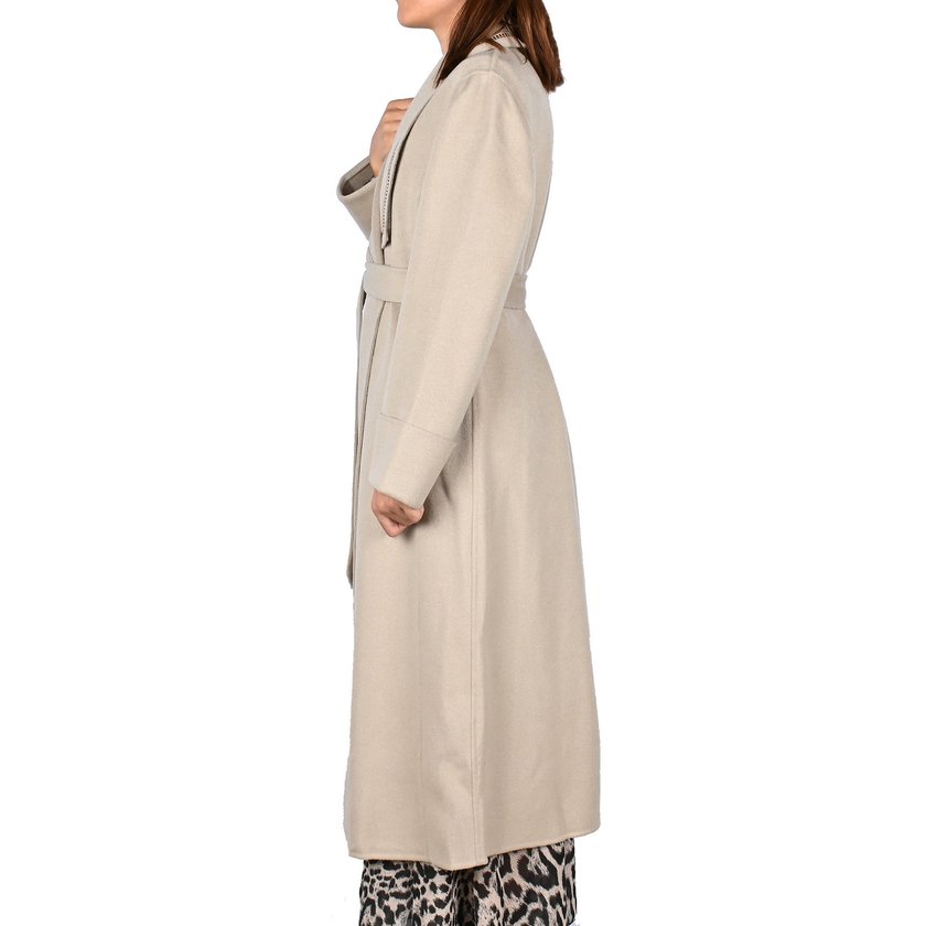 100% wool coat with detail GB