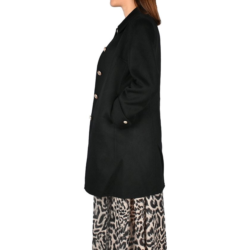 100% wool coat with golden buttons GB