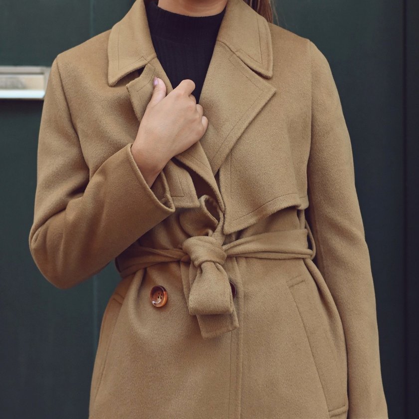 Long coat 100% wool GB