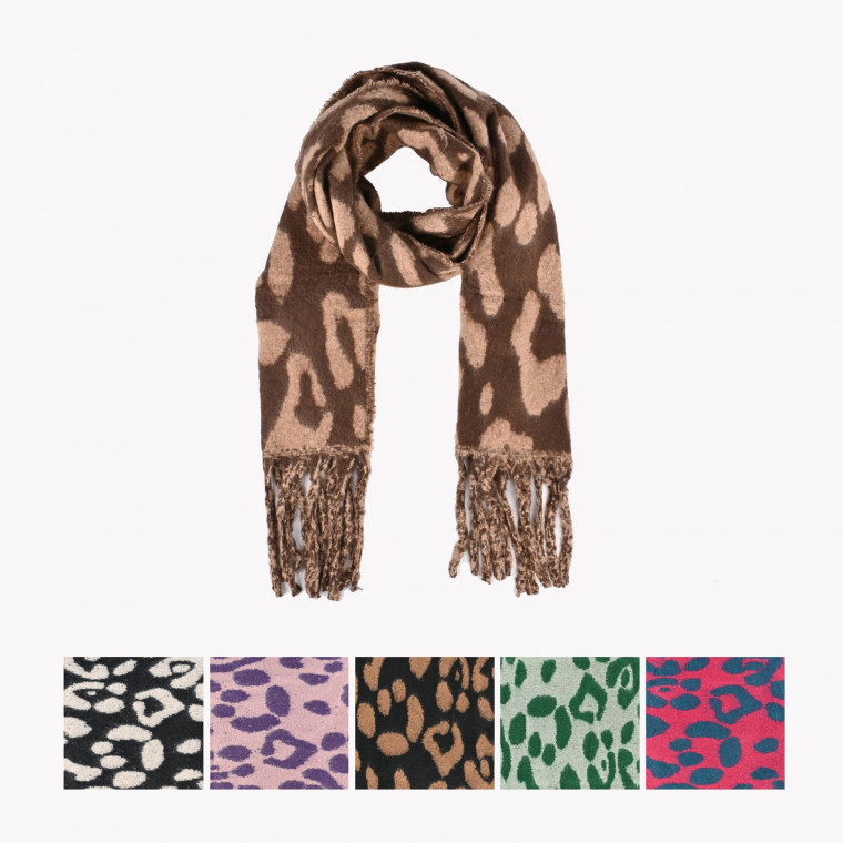 Scarf with color double GB