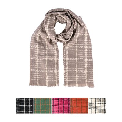 Scarf with squares GB