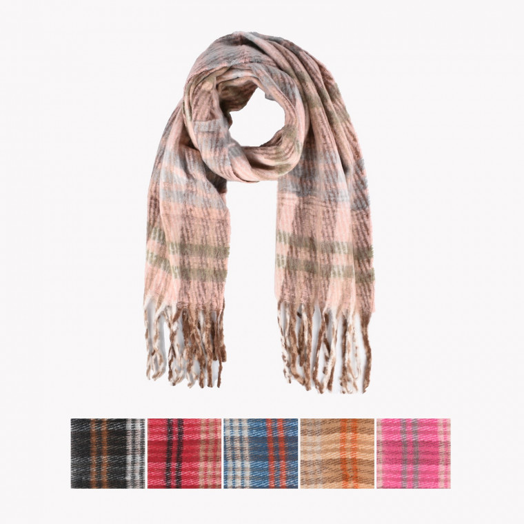 Foulard carreaux de couleur GB