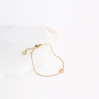 Pulseira em aço letra GB