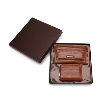 Set of wallets smooth and croco GB