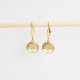 Gold plated earrings tree of life GB