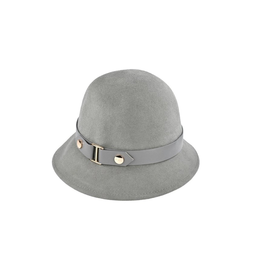 Chapeau de laine avec boucle doré GB