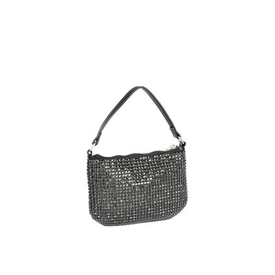 Pochette fiesta negra con brillantes GB