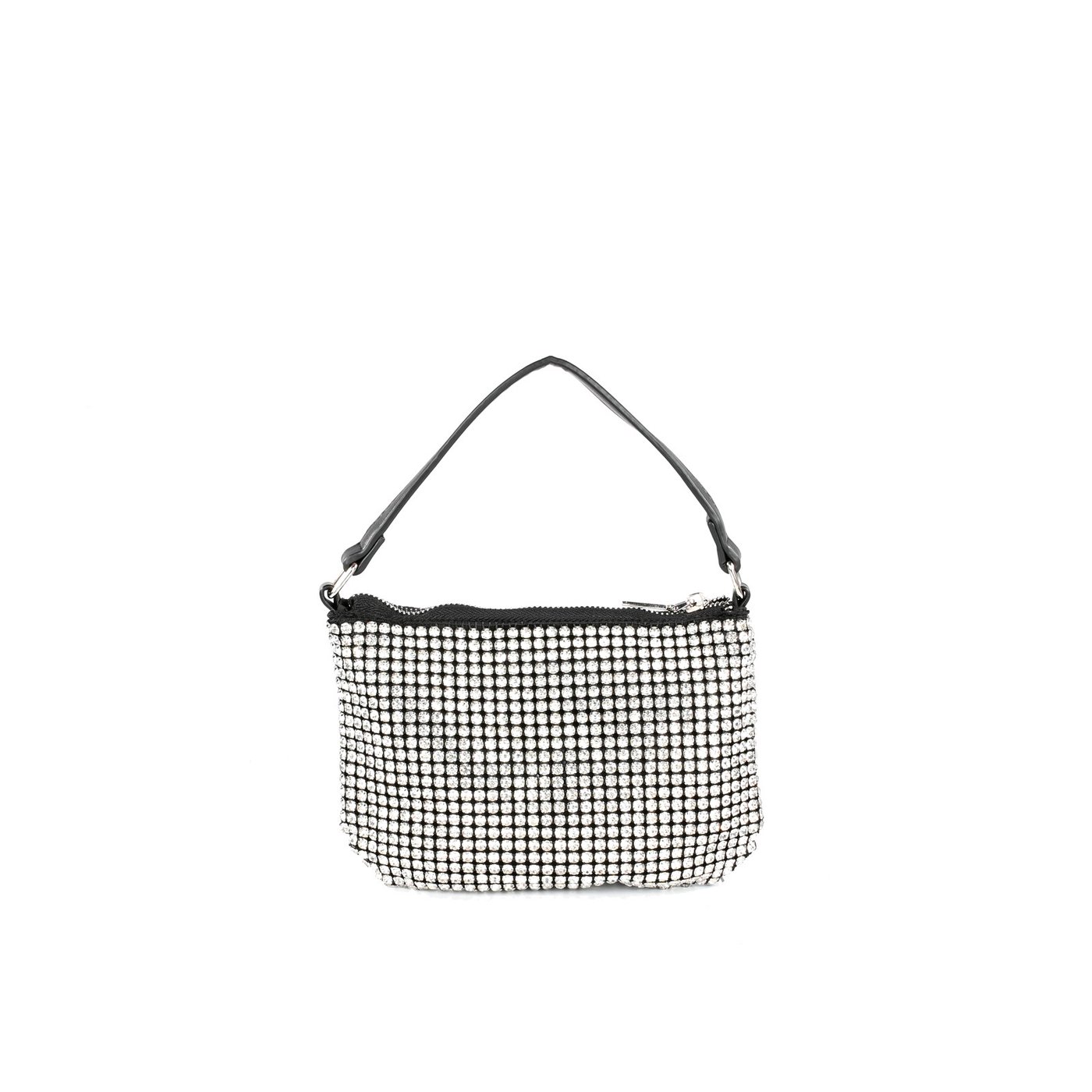 Pochette argent avec brillantes GB