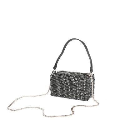 Pochette fiesta negra rectangular GB