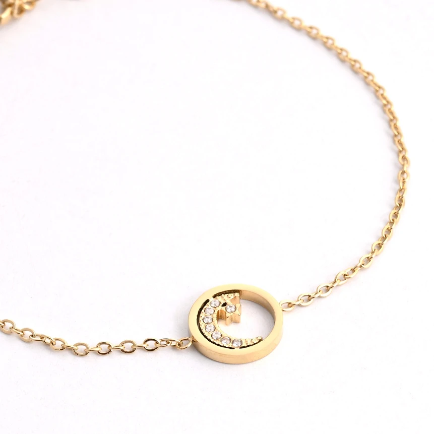 Pulseira em aço lua GB