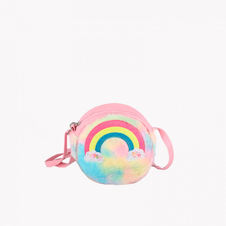 Kid backpack round with rainbow GB