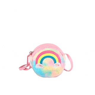 Kid backpack round with rainbow GB