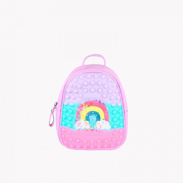 Sac à dos pour enfant pop it arc-en-ciel GB