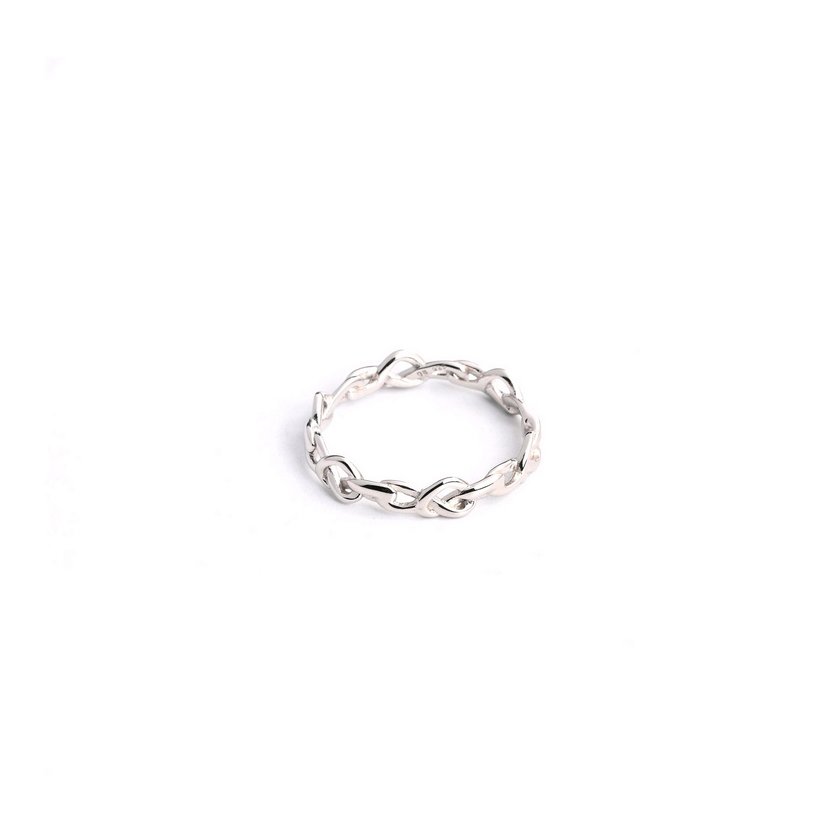 S925 ring interlaced GB