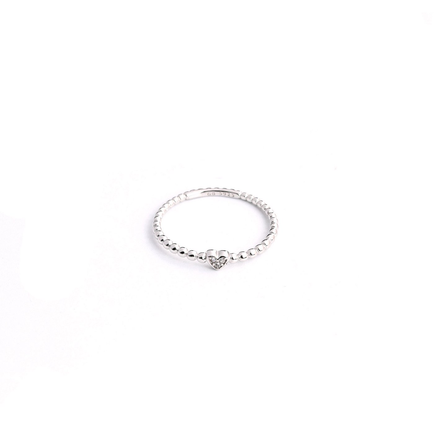 Bague S925 petit coeur GB