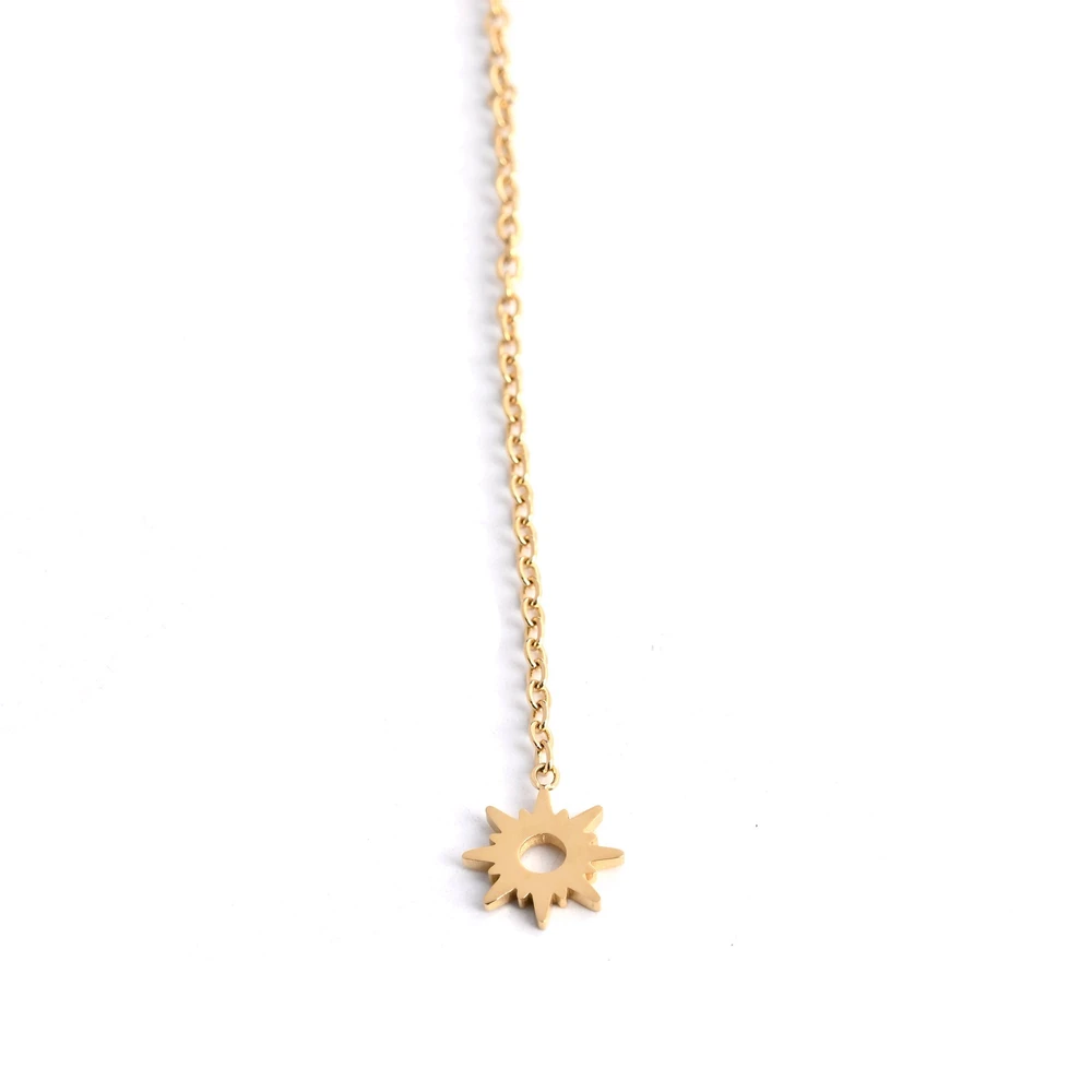 Collar en acero colgado sol GB