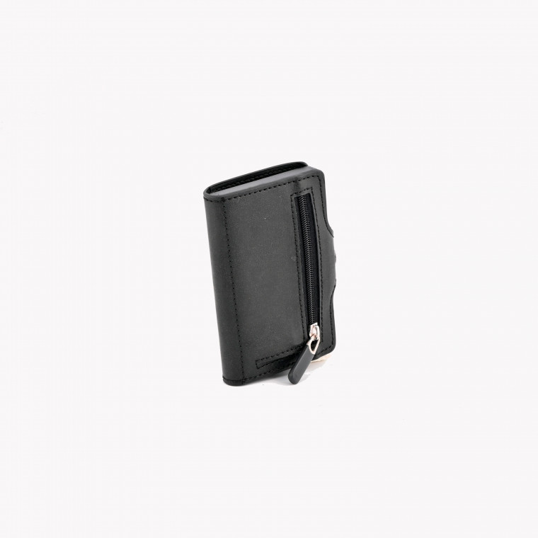 Black card case with zip GB