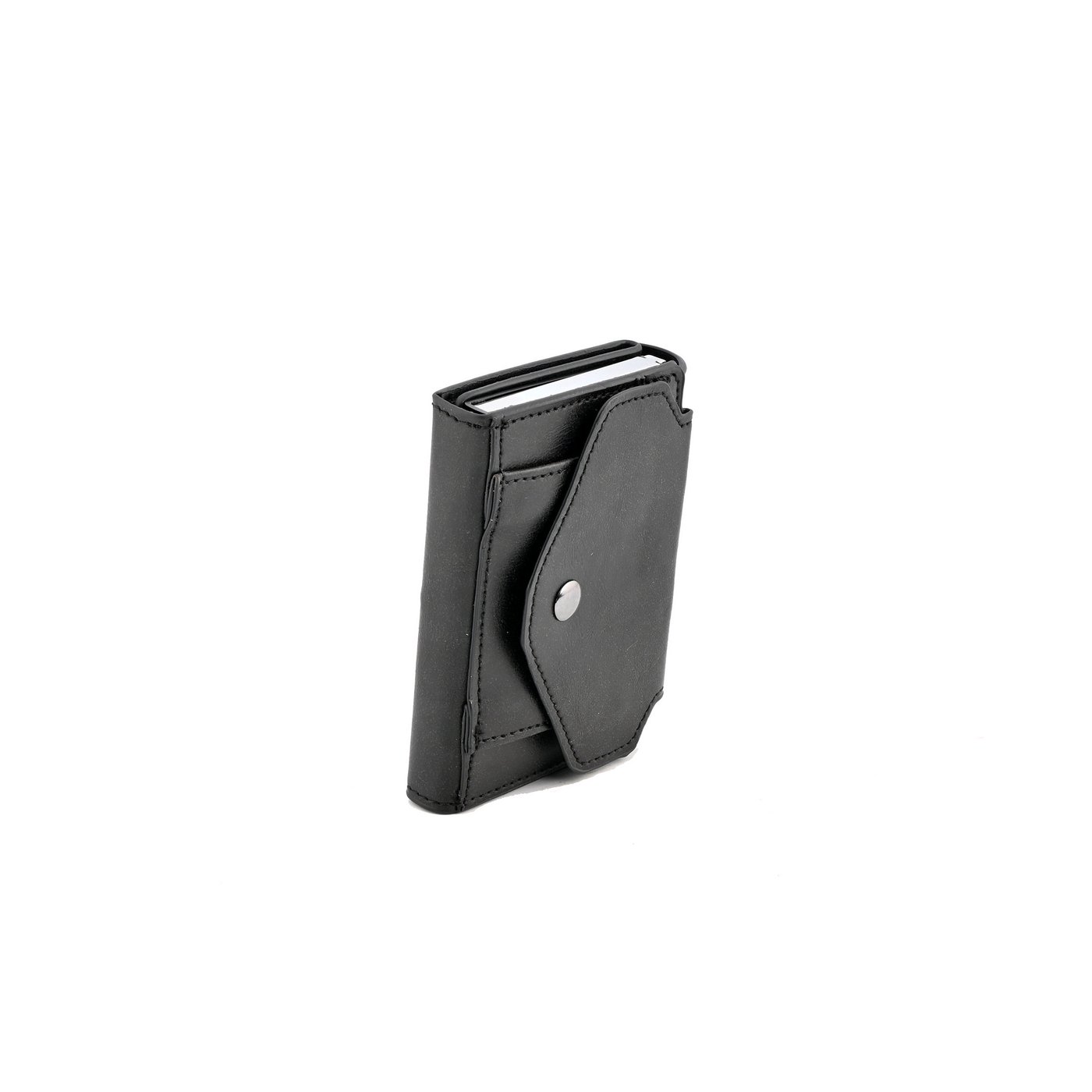 Black basic card case with pocket GB