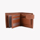 Men&#039;s leather wallet with GB clasp