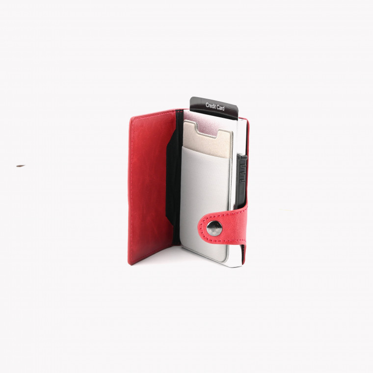 Porta-tarjeta básico rojo GB