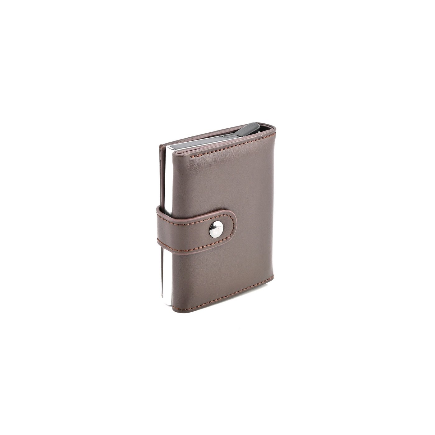 Brown simple card case GB