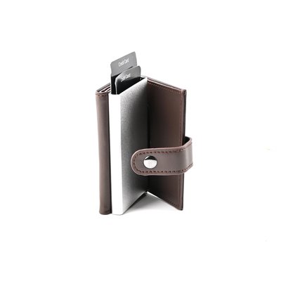 Brown simple card case GB