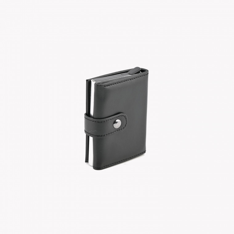Porta-tarjeta negro simple GB
