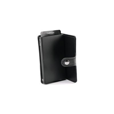 Black men card in leather case GB