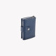 Blue card case in leather GB