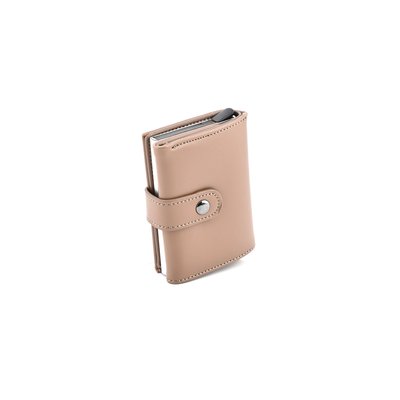 Porte-carte marron en cuir GB