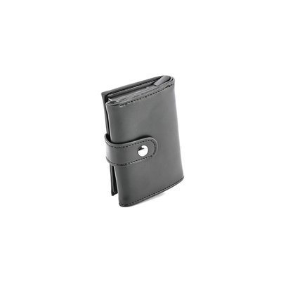 Black card case in leather GB