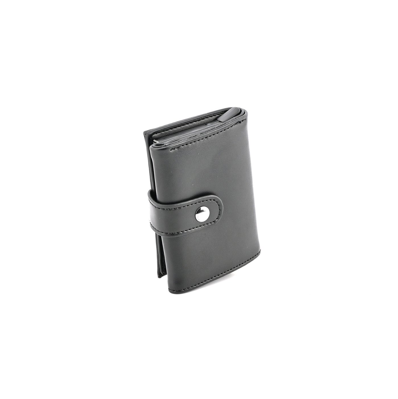 Black card case in leather GB