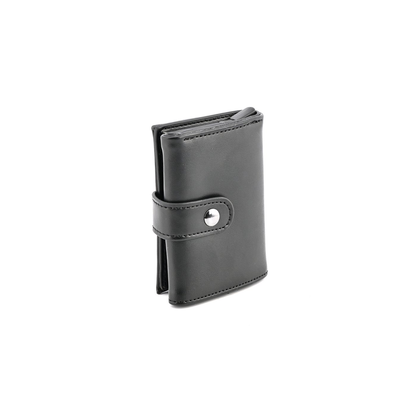 Black card case in leather GB