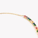 Steel rivière necklace basic colorful GB