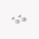 Boucles d&#039;oreilles en plaqué or bola de viana 8mm GB