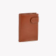 Men&#039;s leather wallet with GB button