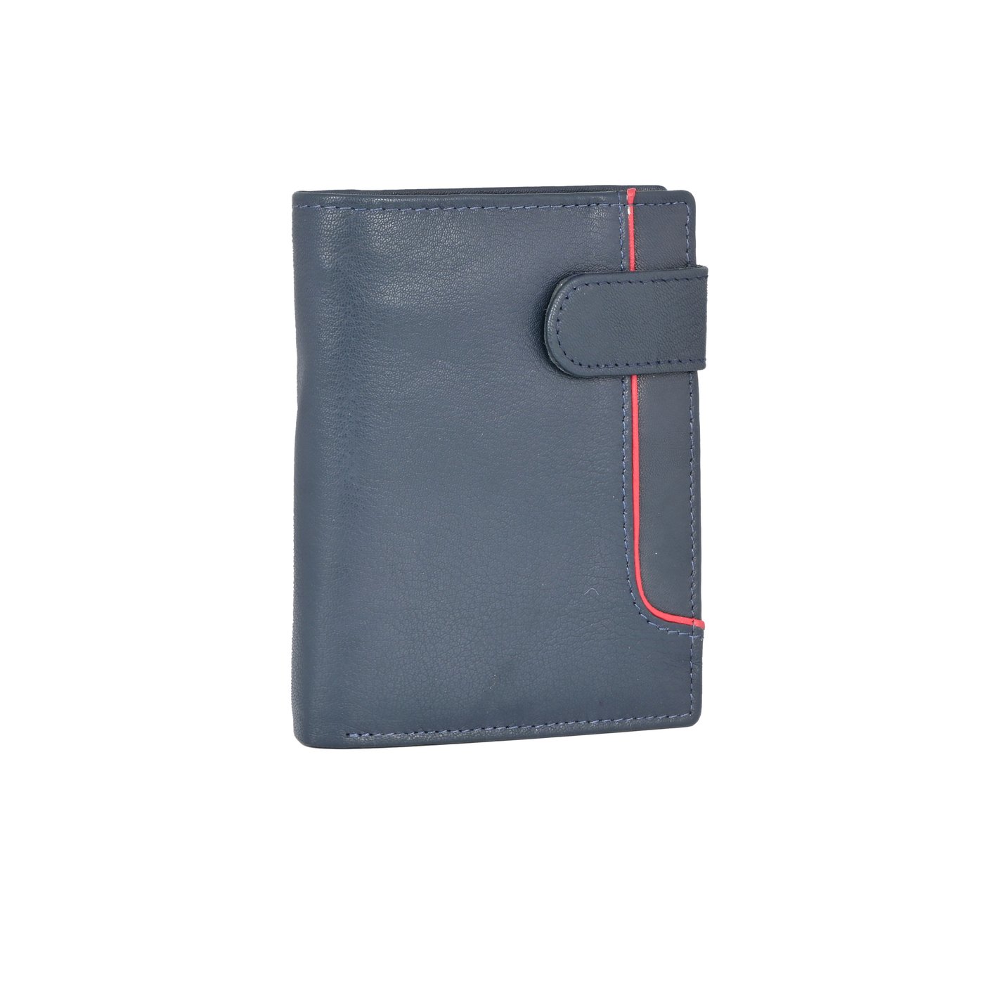 Men\'s leather wallet with GB button