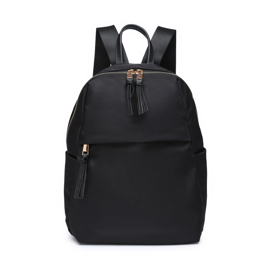 Nylon backpack with outside pocket GB