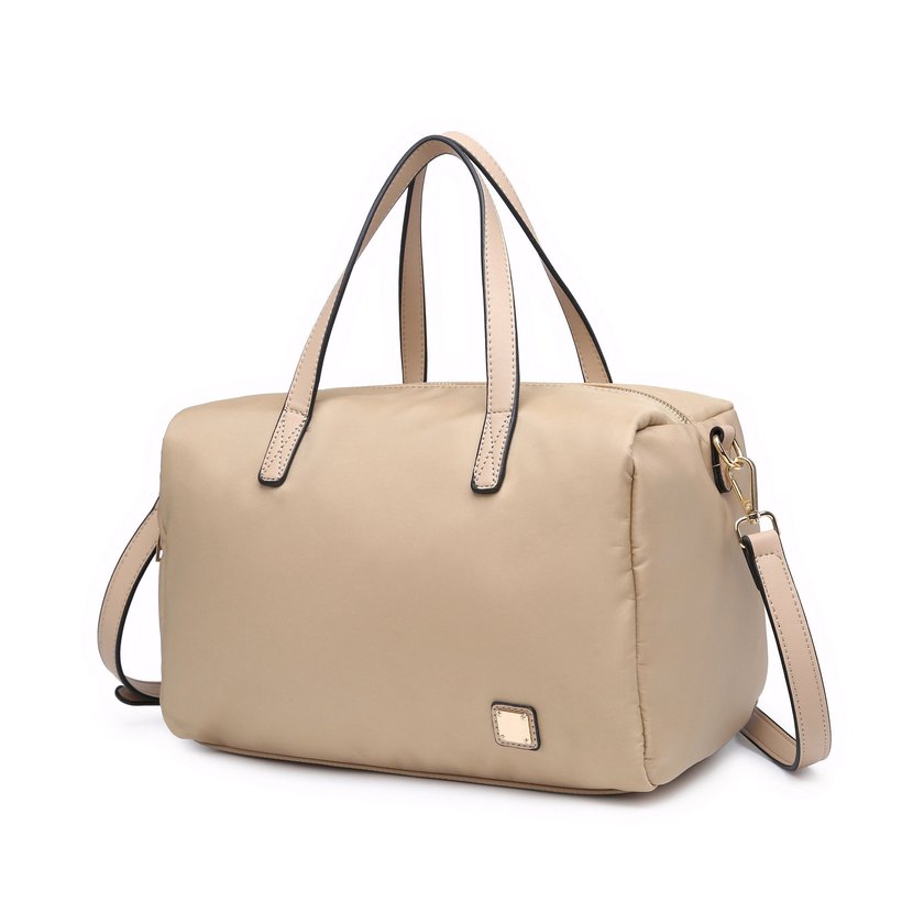 Borsa in nylon con chiusura a cerniera GB