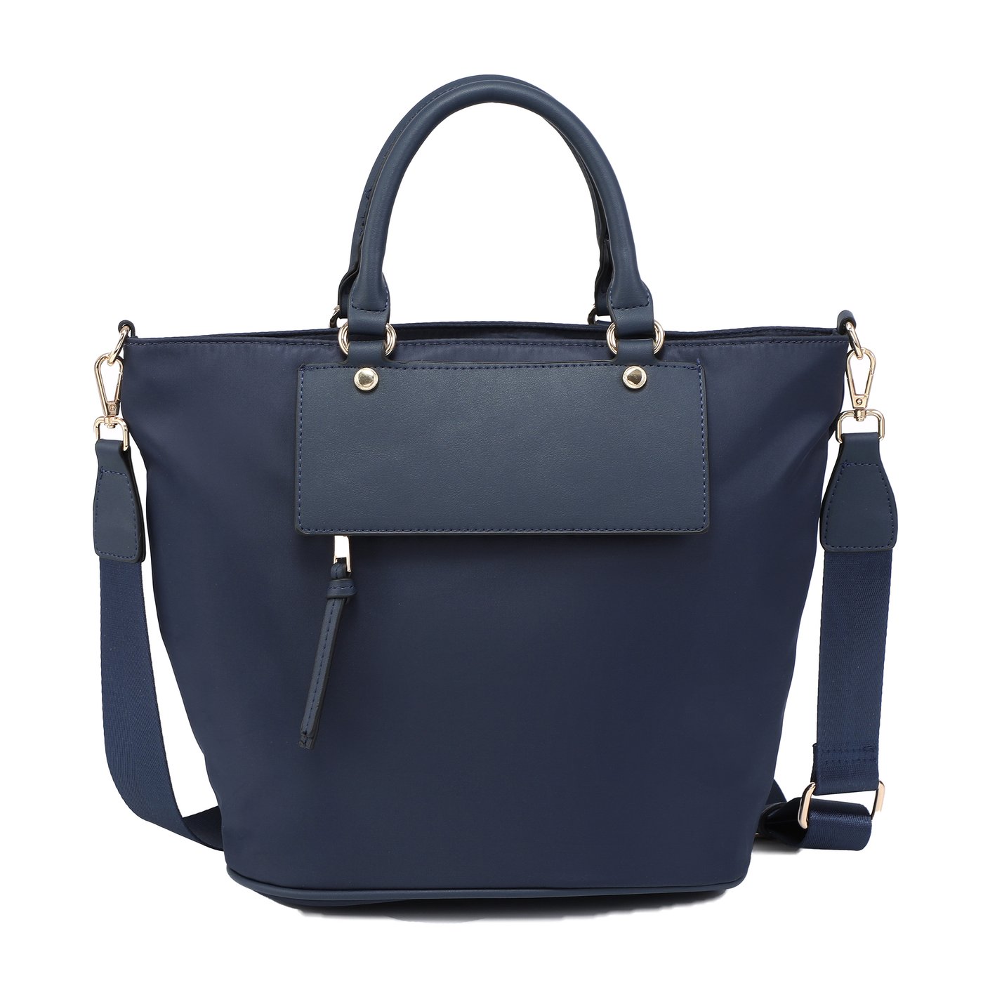 Bolso shopper con bolsillo exterior GB