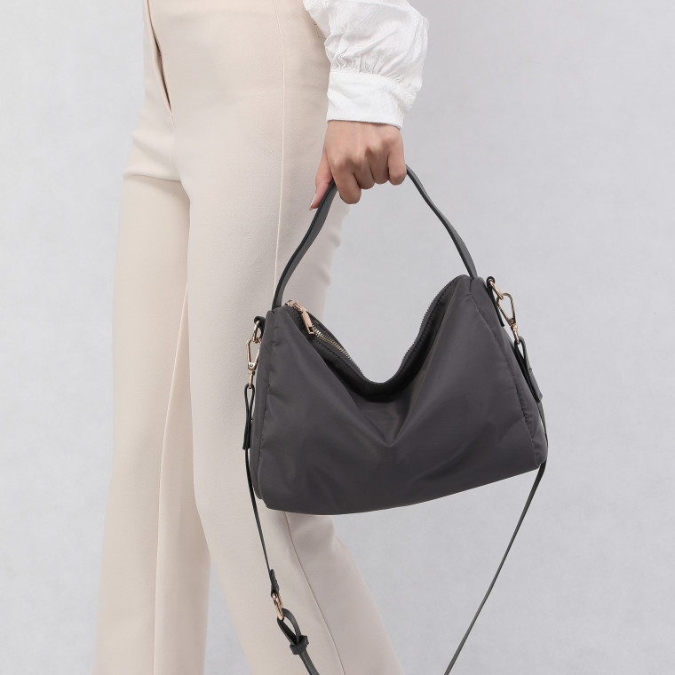 Nylon bag with shoulder strap GB