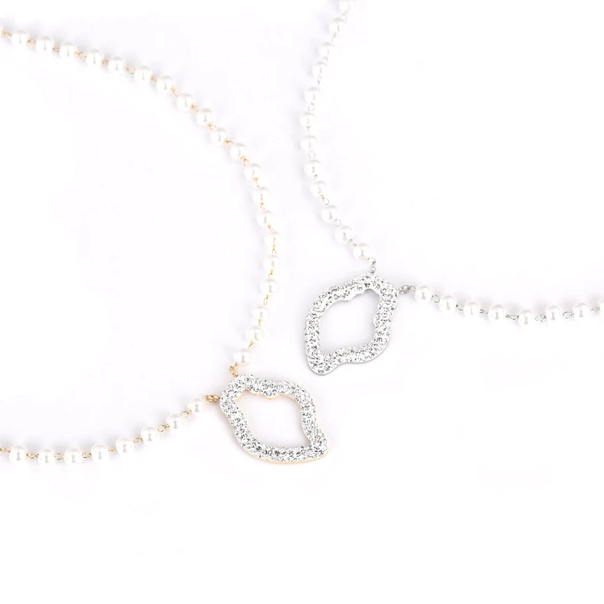 Collana in acciaio perle e coração de viana GB