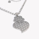 Steel necklace coração de viana GB