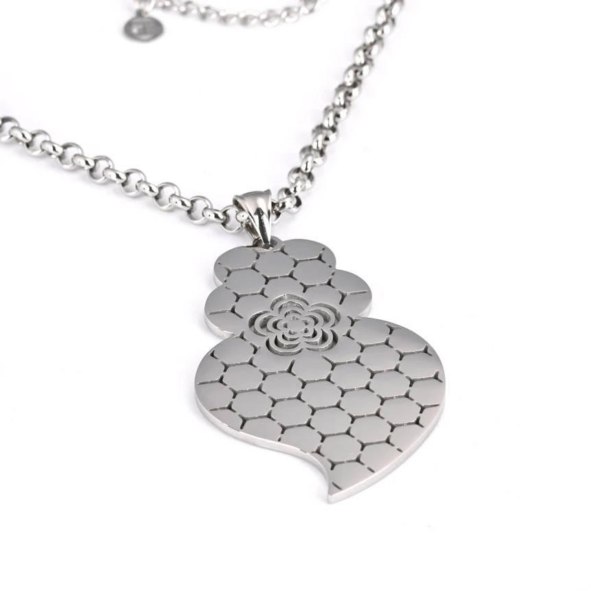 Steel necklace coração de viana GB